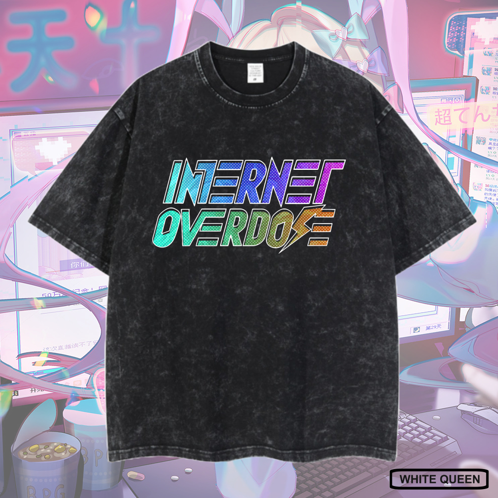 KAOS WASHED INTERNET OVERDOSE NEEDY STREAMER OVERLOAD - KAOS DISTRO PRIA & WANITA KAOS ANIME & GAME 