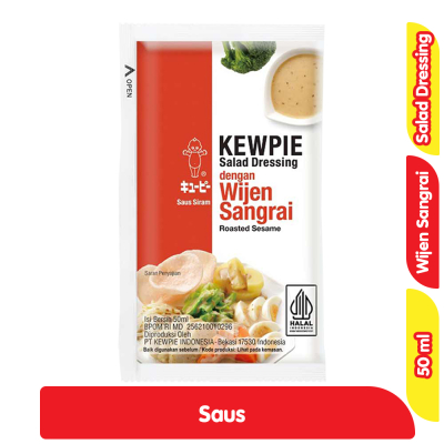 

KEWPIE Salad Dressing dengan Wijen Sangrai Sachet 50 ml