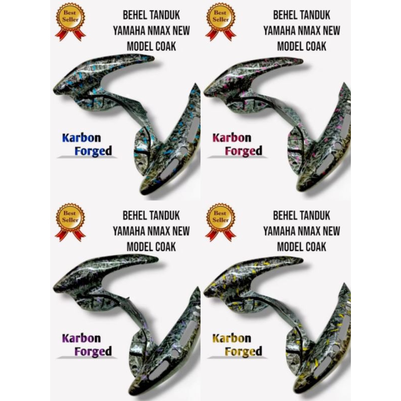 Behel Begel Nmax New Model Coak KARBON FORGED BehelNmax New Lubang Coak Carbon Tanduk Nmax 155 Model