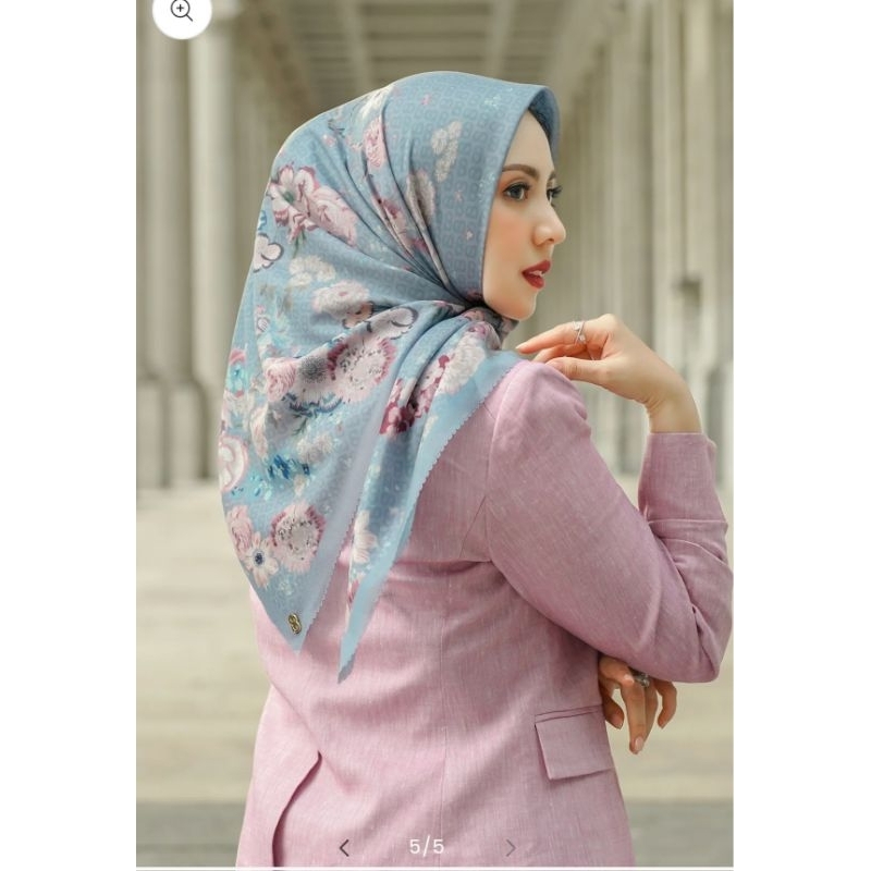 WAREHOUSE SALE Buttonscarves Blume XL Blue Shadow