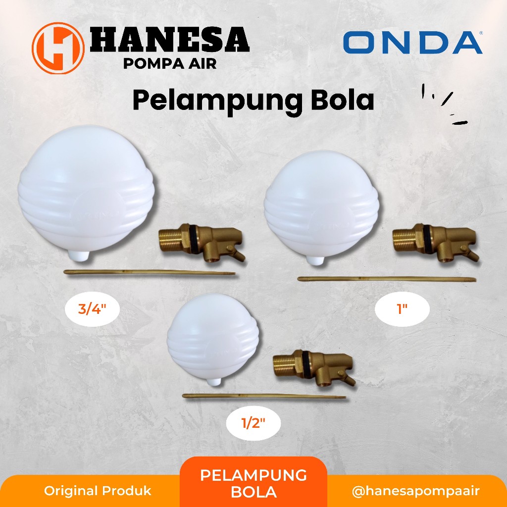 ONDA PELAMPUNG BOLA / OTOMATIS TANDON ONDA
