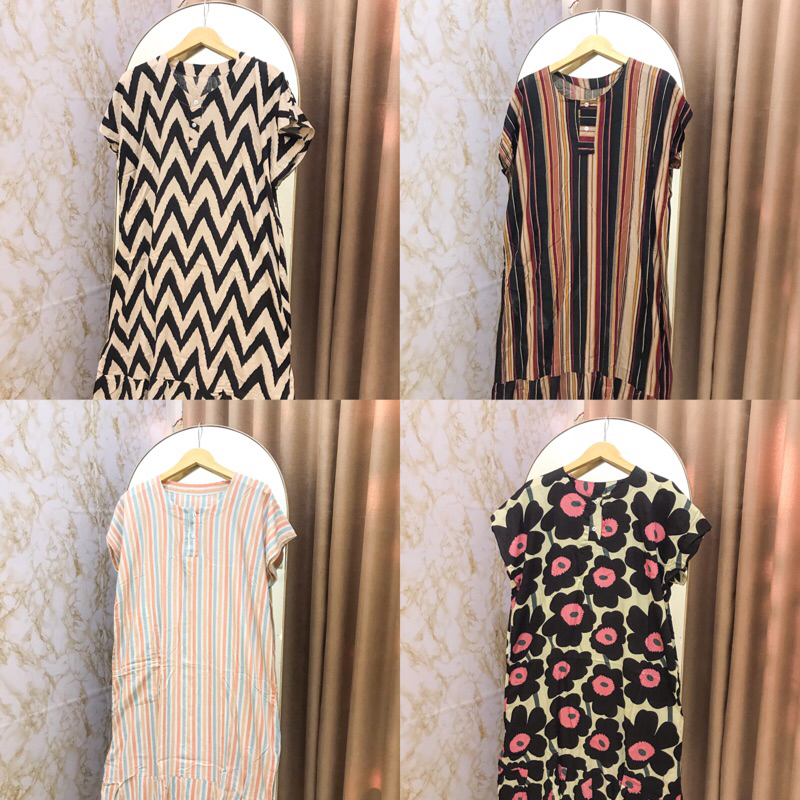 DASTER DALILA - Daster Ruffle Rempel Panjang Kancing | Daster Rayon Kekinian Murah