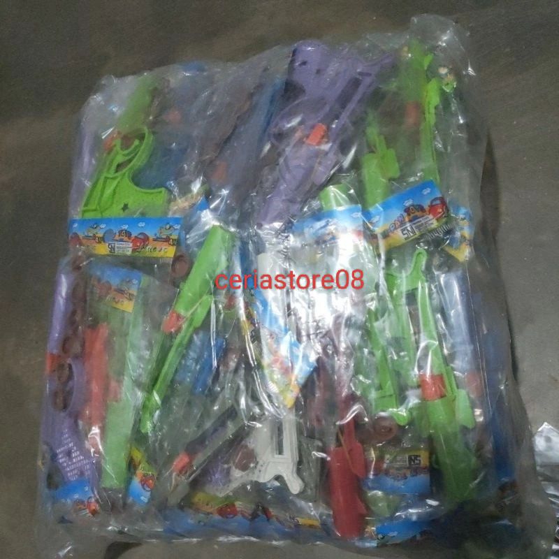 Mainan Pistol Cetok Peluru Isi 100 Pcs