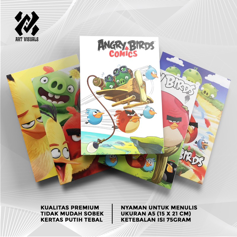 

Buku Tulis Custom Tema Angry Birds Terlengkap Termurah Model Bebas Pilih Foto / Buku Tulis Sekolah / Buku Catatan