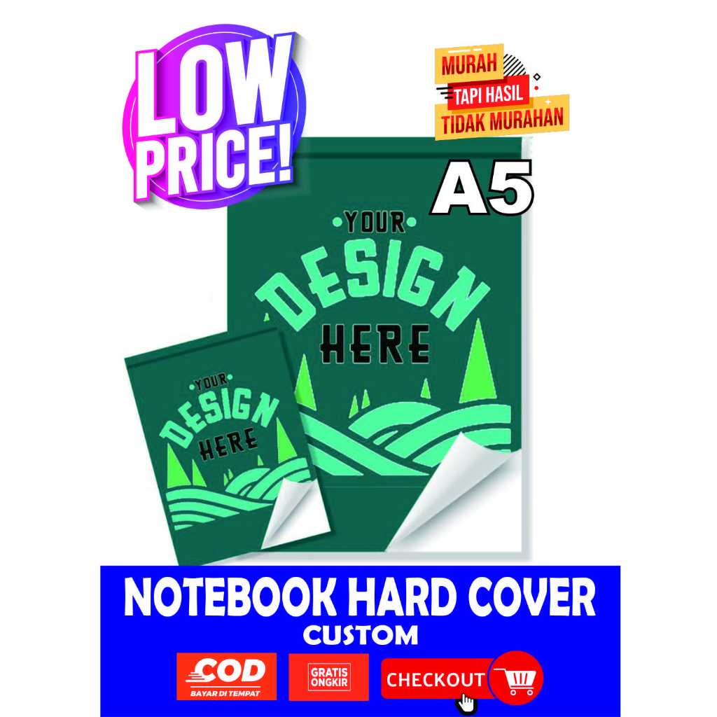 

NOTEBOOK A5 SOUVENIR / SEMINAR LEM BINDING