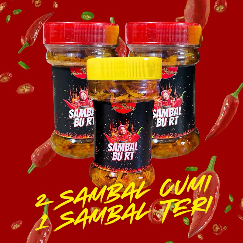 

(Paket Hemat) 2 Sambal Cumi & 1 Sambal Teri