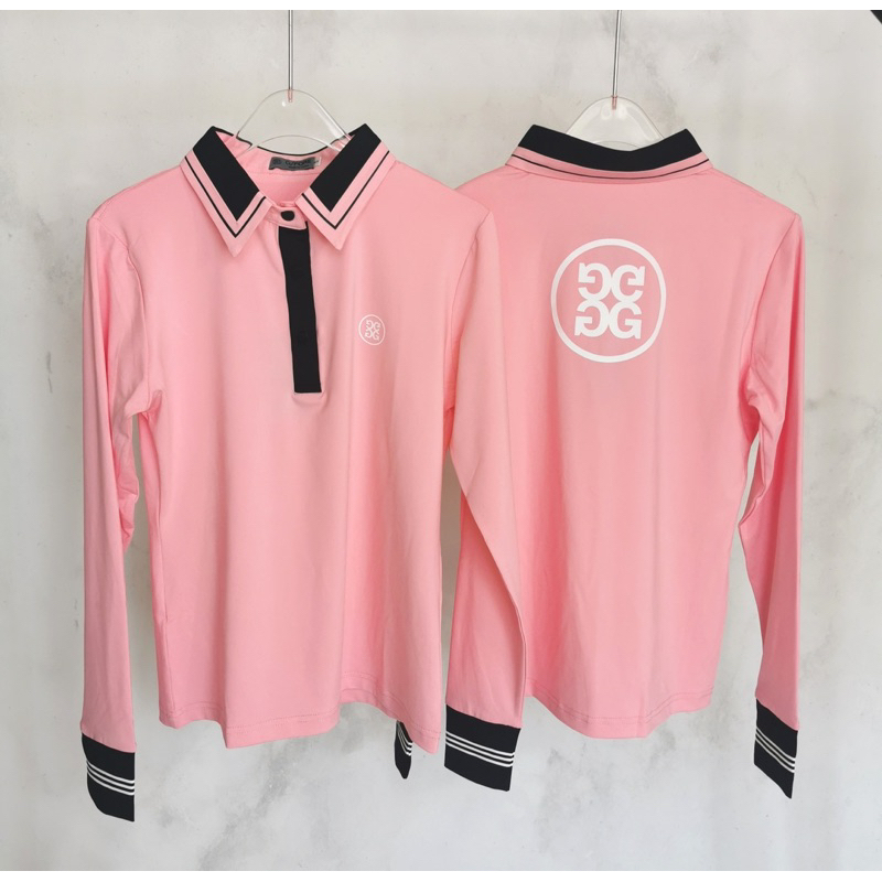 duniagolf gf0re gfore g4 longsleeve back logo polo golf polo baju golf wanita