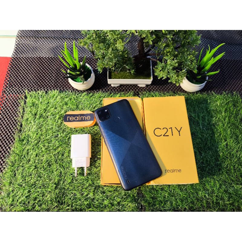 Realme c21y 4/64gb Hp murah bandel