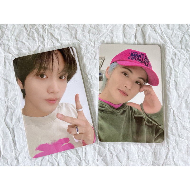 [PAIR ONLY] Mark Haechan Ayyo smini pc Mark heartcheek pink