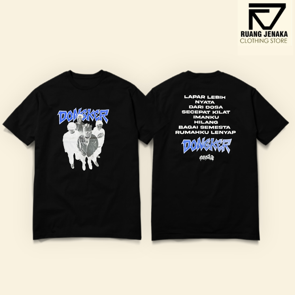 KAOS DONGKER BAND LOKAL DISTRO