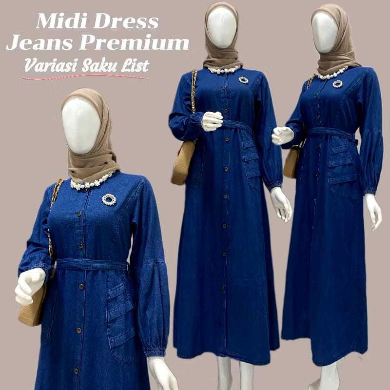 HEMA~Midi DressJeansWanitaImport//MidiDressZR//MidiDressJeansImport