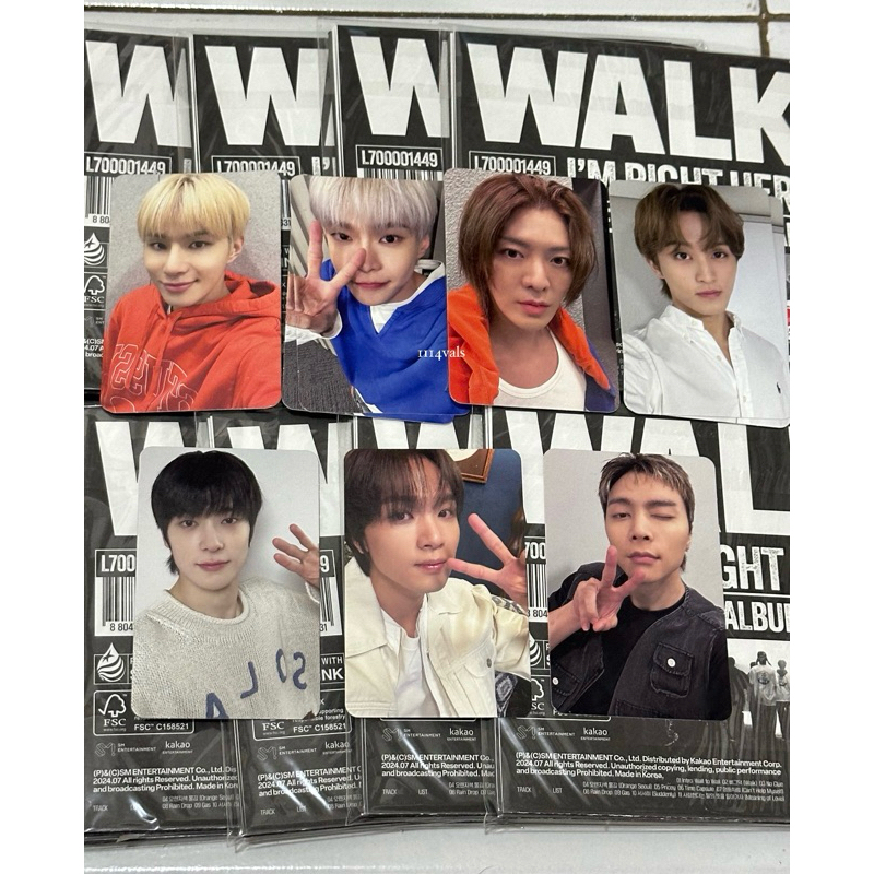 READY STOCK ALBUM + POB || album nct 127 walk poster ver character card ver x fansign kpopmerch dnd