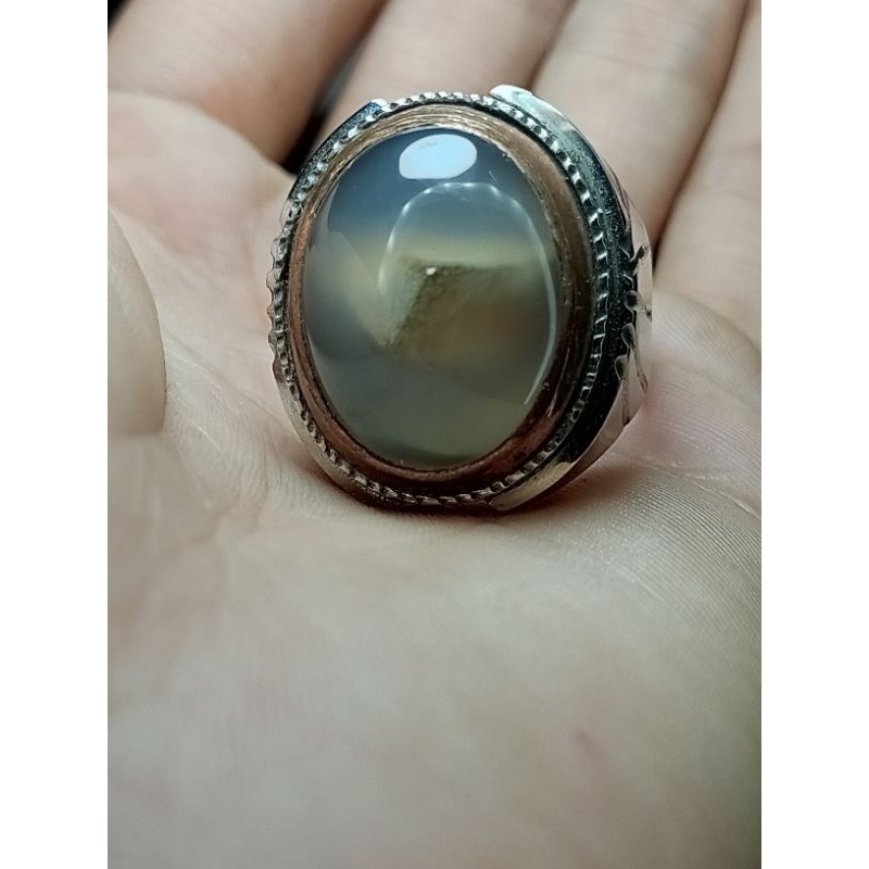 combong antik unik langka ring monel handmade
