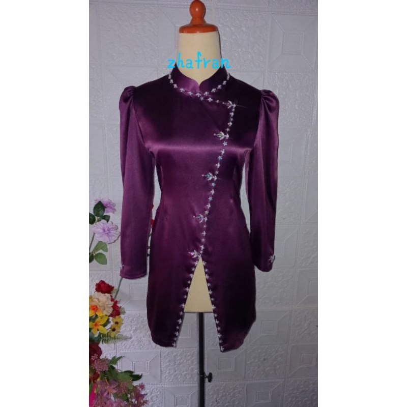 BAJU KURUNG MELAYU// baju kurung wanita //atasan melayu // kurung malaysia (hanya atsan saja)