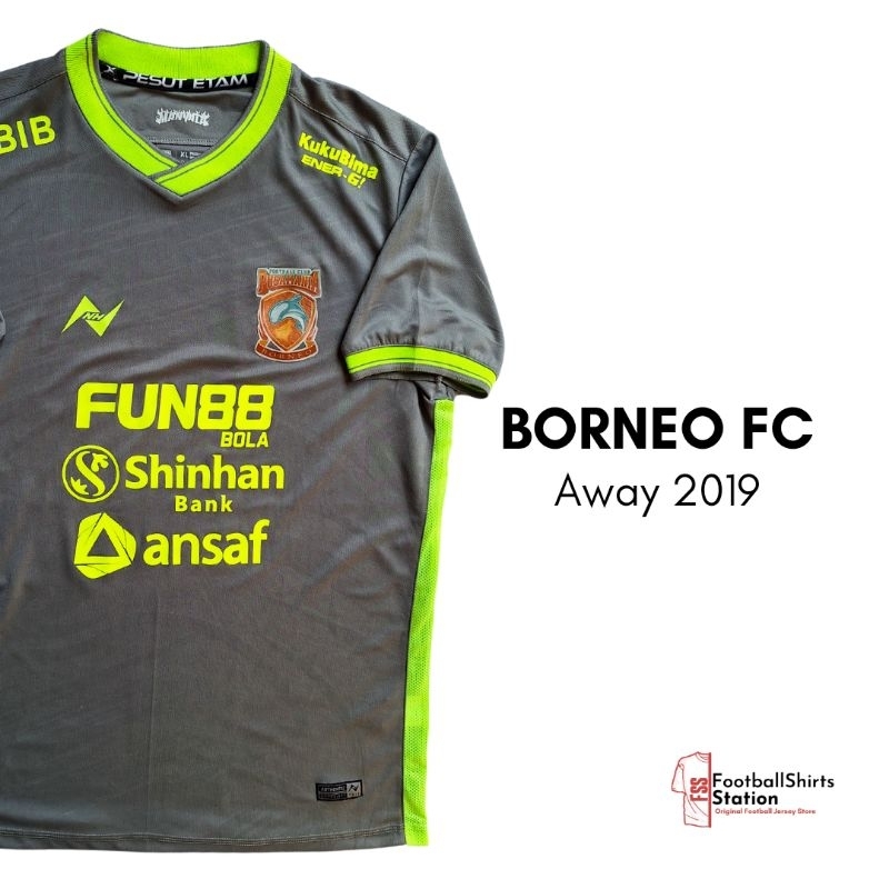 Jersey Borneo FC Away 2019 Player Issue Size XL Original NH