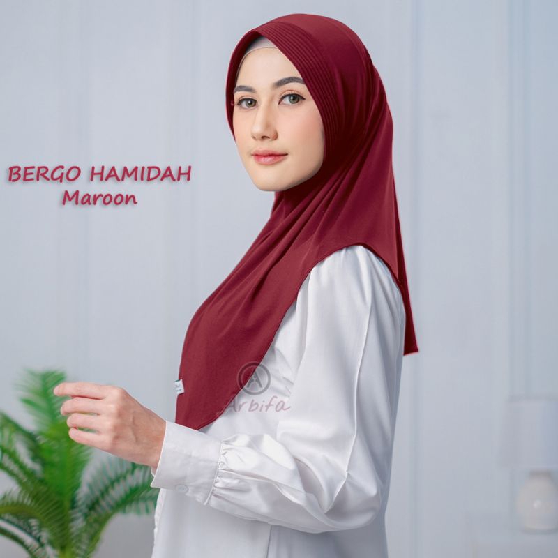 BERGO HAMIDAH OVAL HIJAB OVAL JERSEY