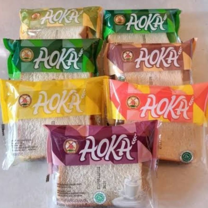 

Aoka Roti Panggang 65gr All varian