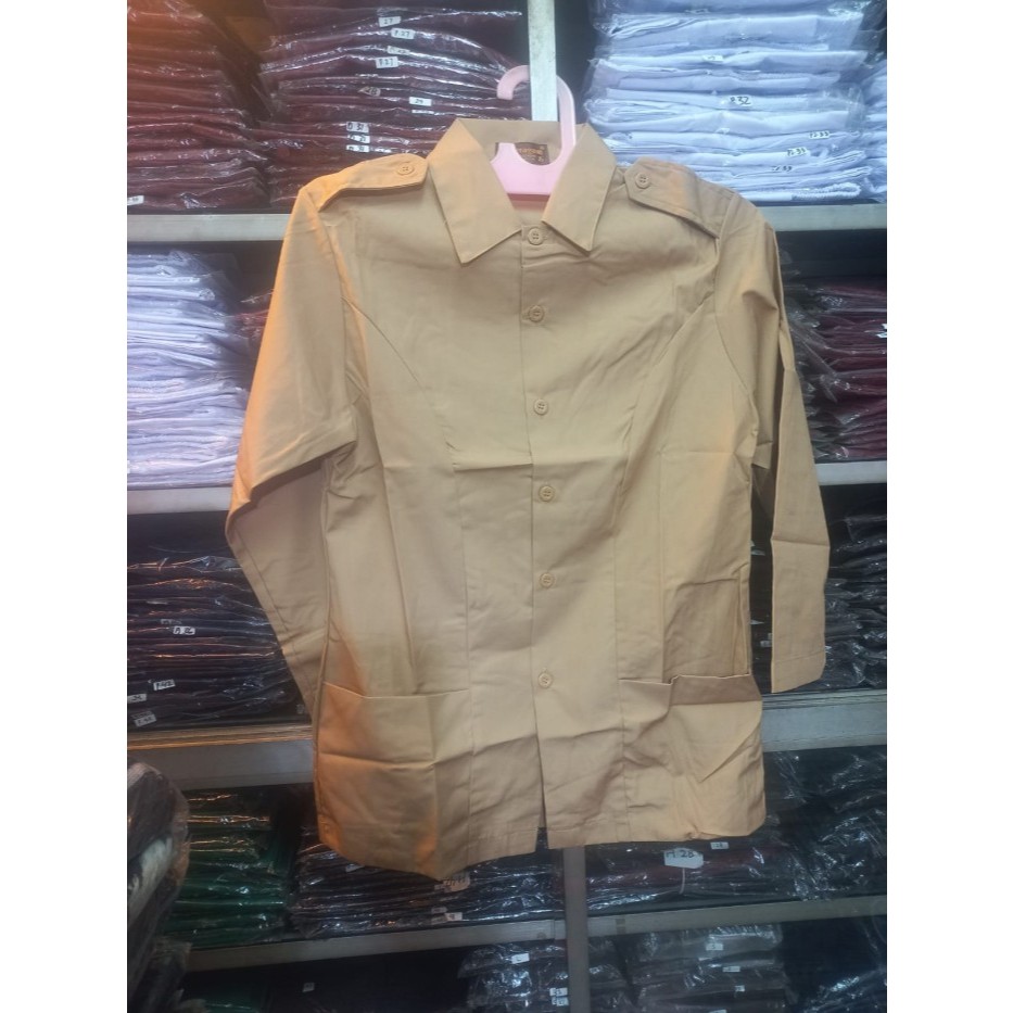 BAJU SERAGAM PRAMUKA PEMBINA PANJANG UNTUK SMA