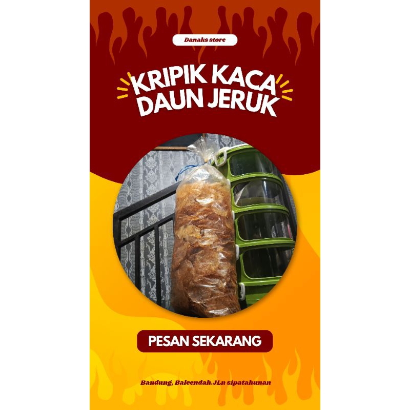 

keripik kaca pedas daun jeruk