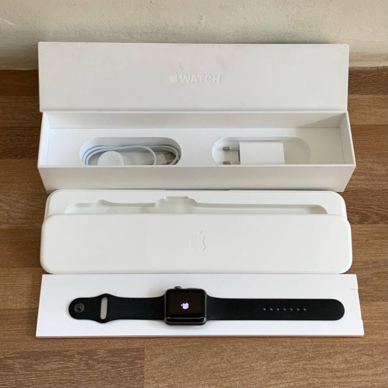 Apple Watch Series 1 42MM Sport Black Ex Resmi IBOX