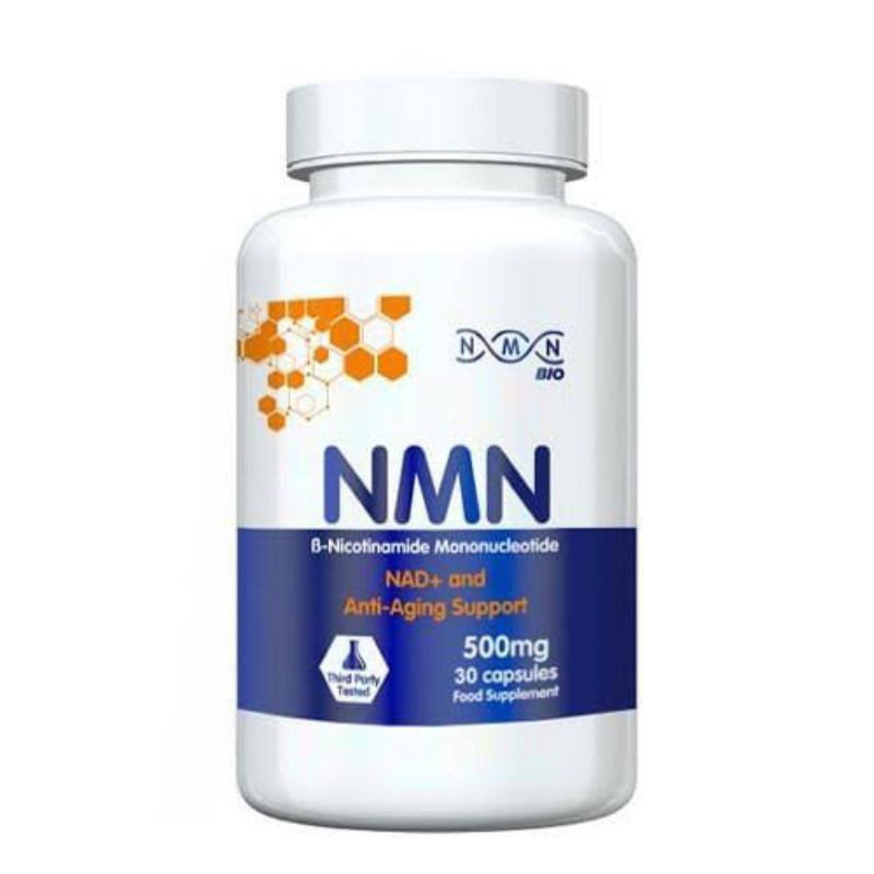 NMN Suplement Bio B-Nicotinamide 500mg Mononucleotide NAD+ Multivitamin Asli Original