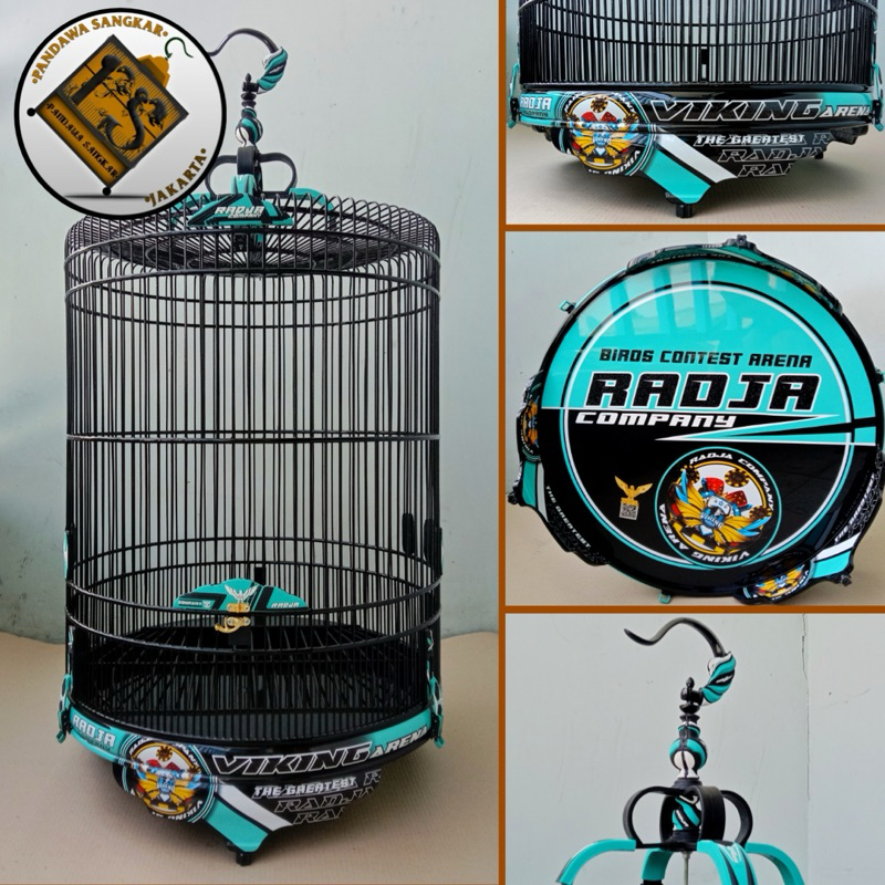 SANGKAR/KANDANG MURAI RADJA PVC DECAL VIKING TERBARU