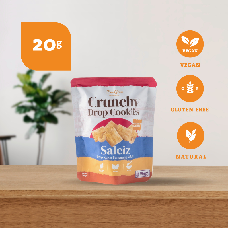 

Casa Grata Salciz Crunchy Drop Cookies - Healthy Snack
