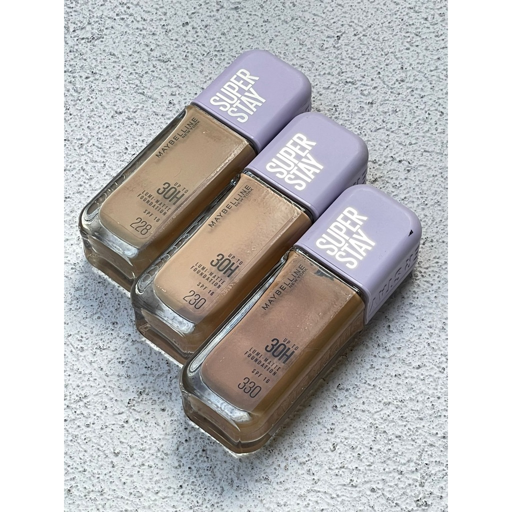 CHRISTYRSMPRELOVED X JESSELINJESS] NEW MAYBELLINE Super Stay Lumi-Matte Foundation (330) 35ml