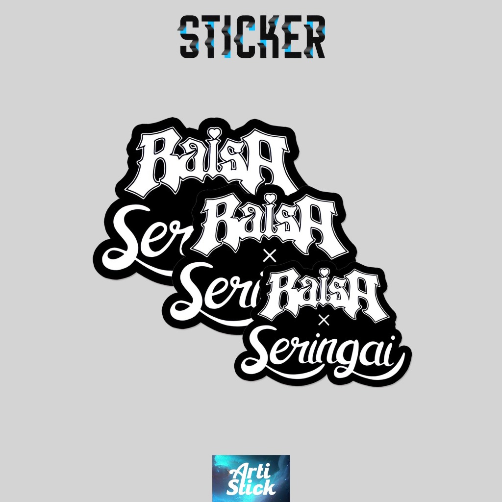 

(3 PCS) Sticker Band Series RAISA X SERINGAI | Vinyl Laminasi anti air | ArtiStick Merch