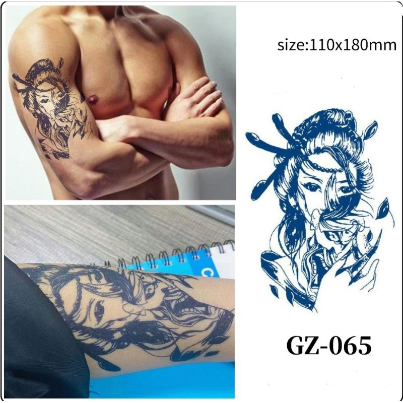 Fruit Ink Herbal Juice Tattoo Tatto Tato Temporer - Tattoo Temporary Semi Permanen Tahan  Lama 1 Bul