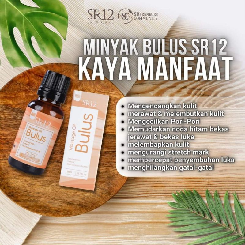 MINYAK BULUS SR12 100% ORIGINAL KUALITAS PREMIUM WANG MELATI