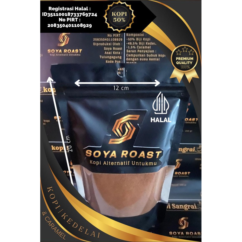 

[Bisa COD] Kopi Robusta Sangrai Kualitas Premium oleh soyaroast | Mix | Rendah Cafein