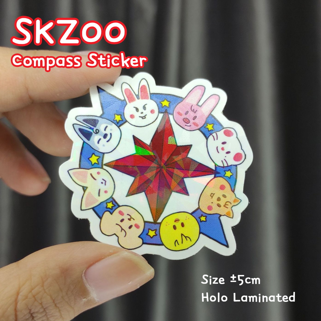 SKZOO Compass Sticker
