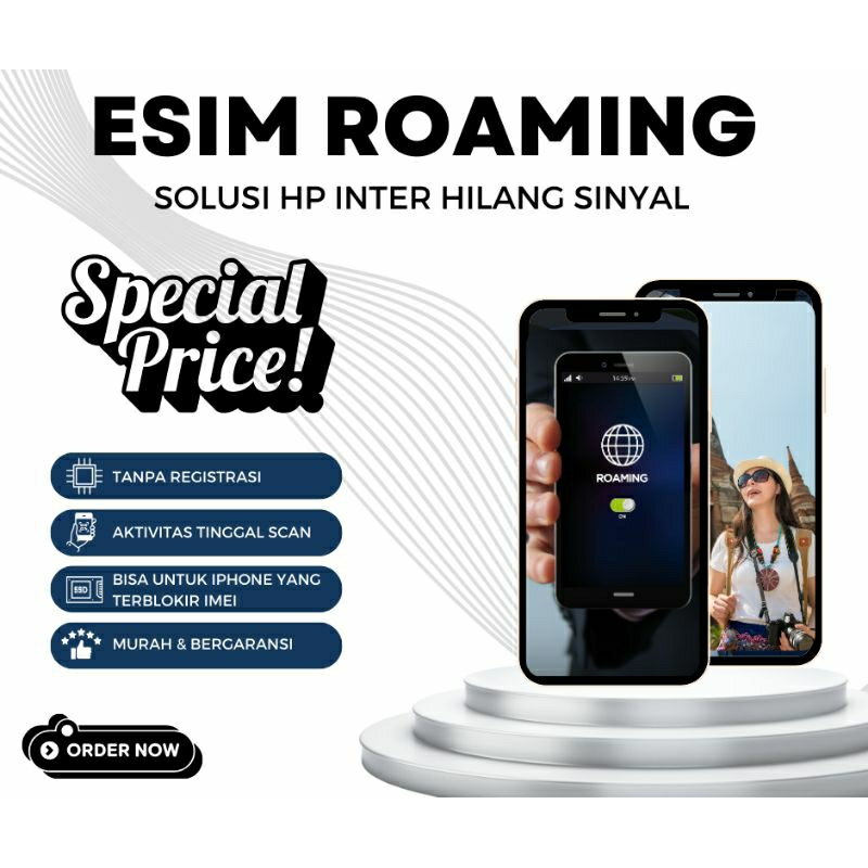 ESIM ROAMING INDONESIA | ESIM IMEI TERBLOKIR | ESIM MURAH