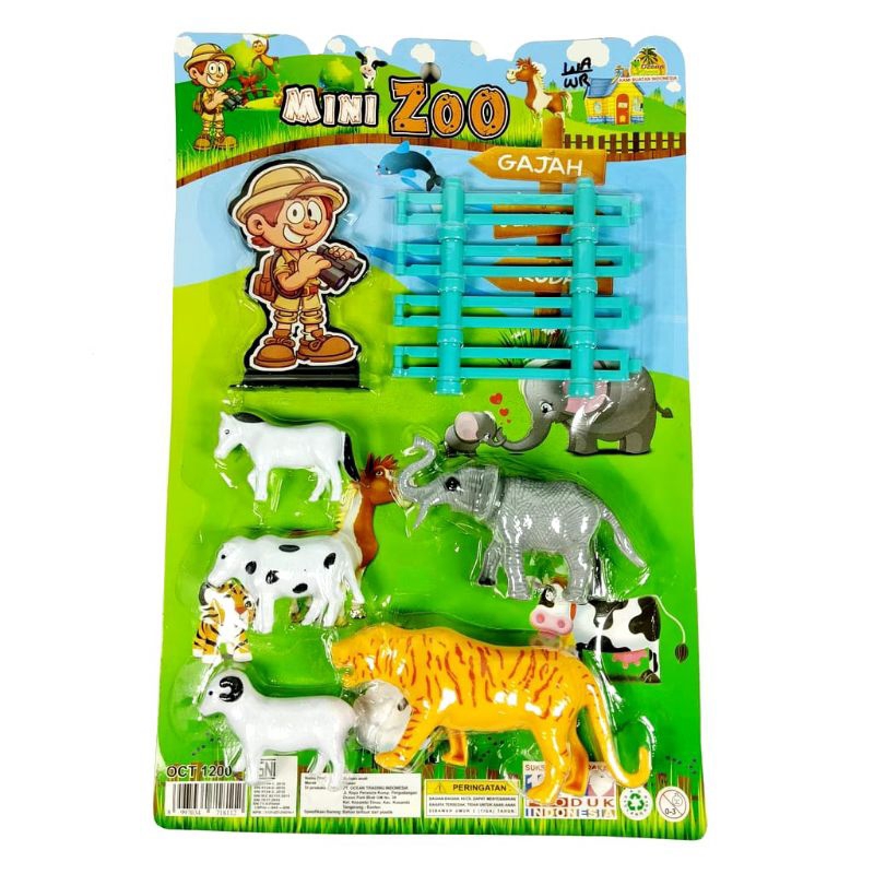 MAINAN MINI ZOO KEBUN BINATANG MINI OCT 1200