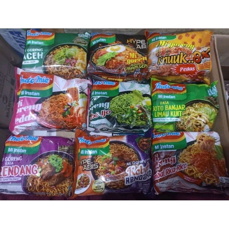 

Indomiee goreng variant khas nusantara
