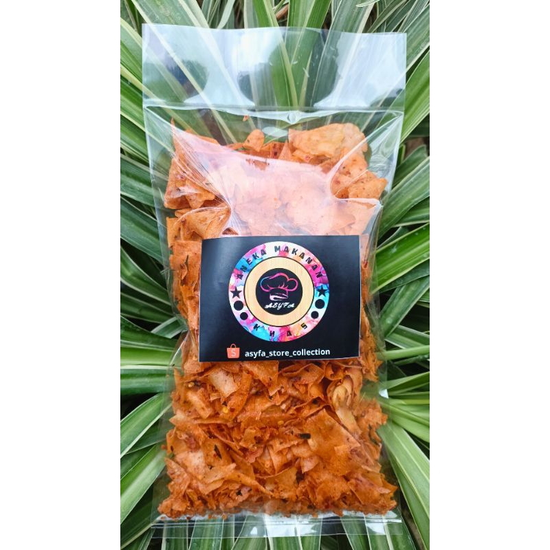 

Keripik KERIWIL pedas dengan daun jeruk