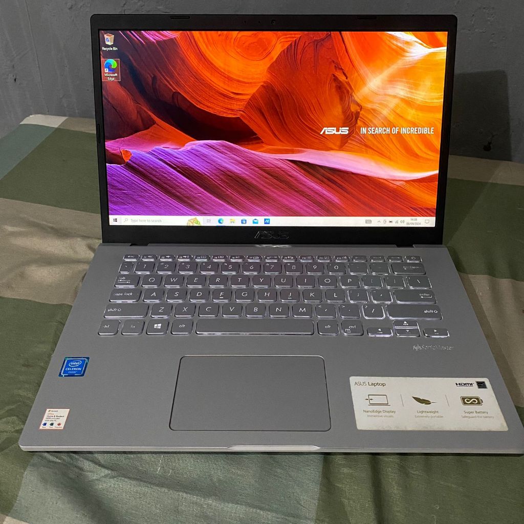 Asus A409M RAM 4 GB/240 GB (SSD) Windows 10 | Laptop Second / Bekas