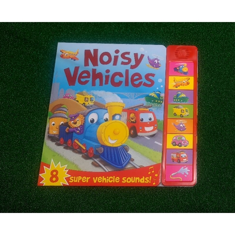 Noisy Vehicles Super Sound Book with 8 Sound Buttons