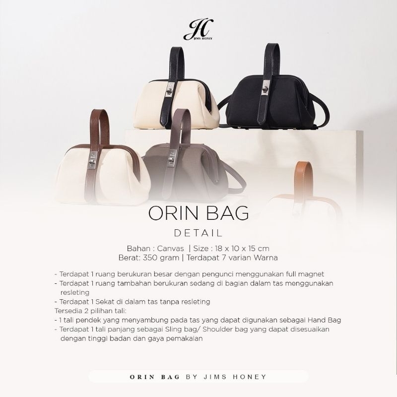 JIMS HONEY ORIN BAG - Tas Selempang Wanita - Tas Jinjing -  Tas Kecil - Tas Pesta