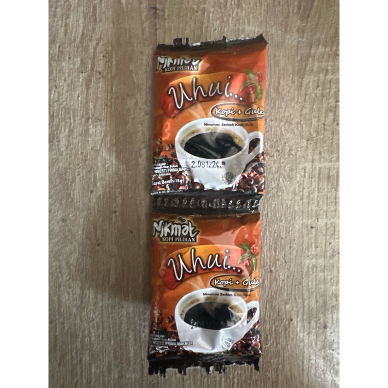 

kopi nikmat uhui 1pac isi 20bks