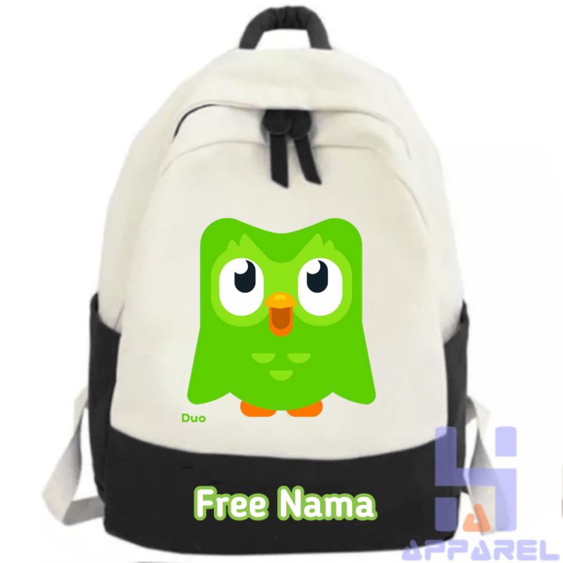 TAS RANSEL ANAK DUOLINGO KARAKTER