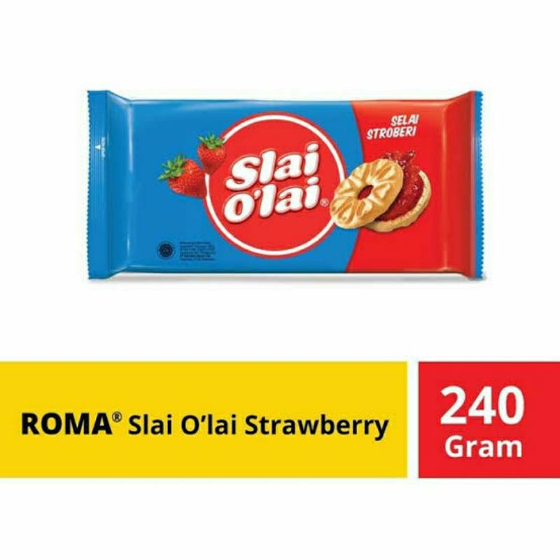 

Roma Biscuit Susu + Selai Slai O'lai Strawberry 192G