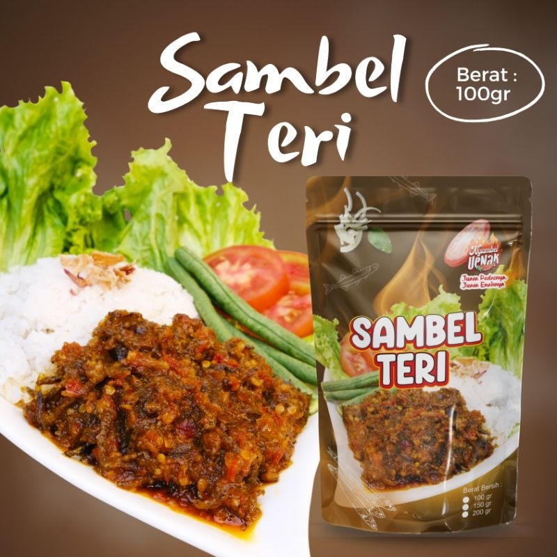 

Sambel Teri Uenak| Sambel Nagih | Makanan Instant Food - 100-150gr
