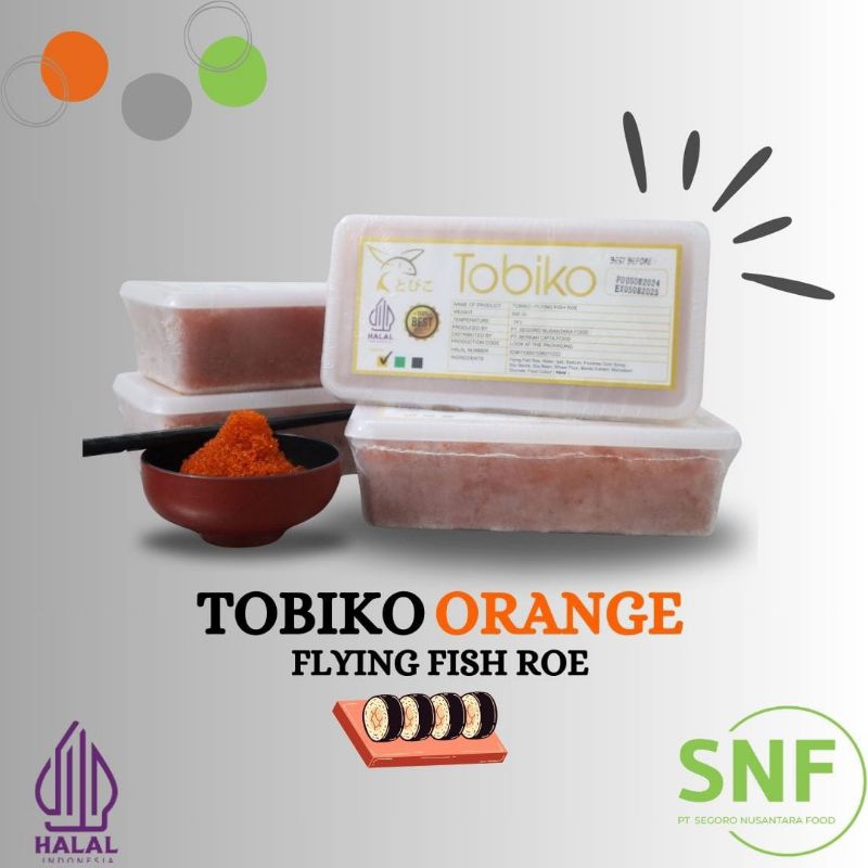 

Tobiko Orange - flying Fish Roe - Premium quality