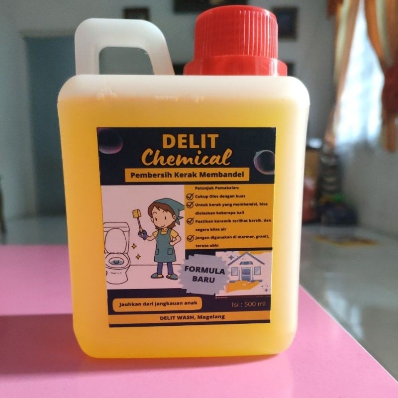 Delit chemical pembersih kerak membandel kramik