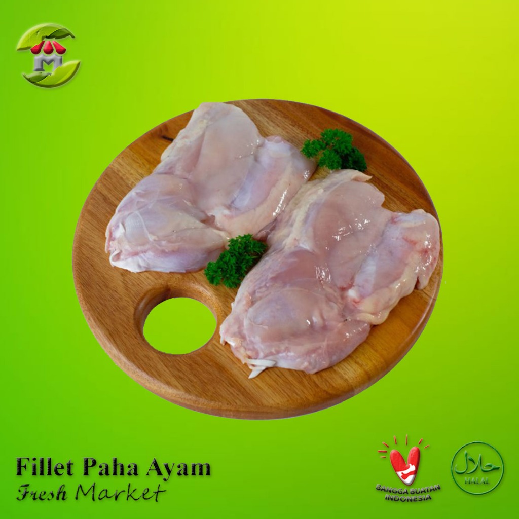 

[JAKPUS] Boneless Fillet Paha Ayam Tanpa Kulit Pack 970gr - 1kg