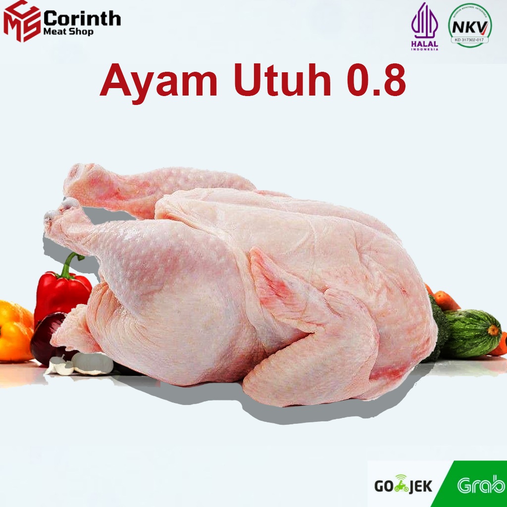 

AYAM UTUH / KARKAS SEDANG / EKOR - FROZEN - HALAL - PREMIUM