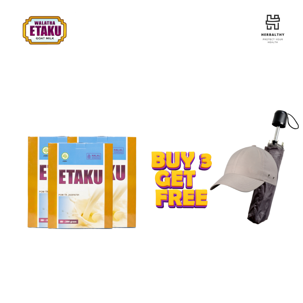 

Walatra Etaku Goat Milk - Susu Paket 3 Box