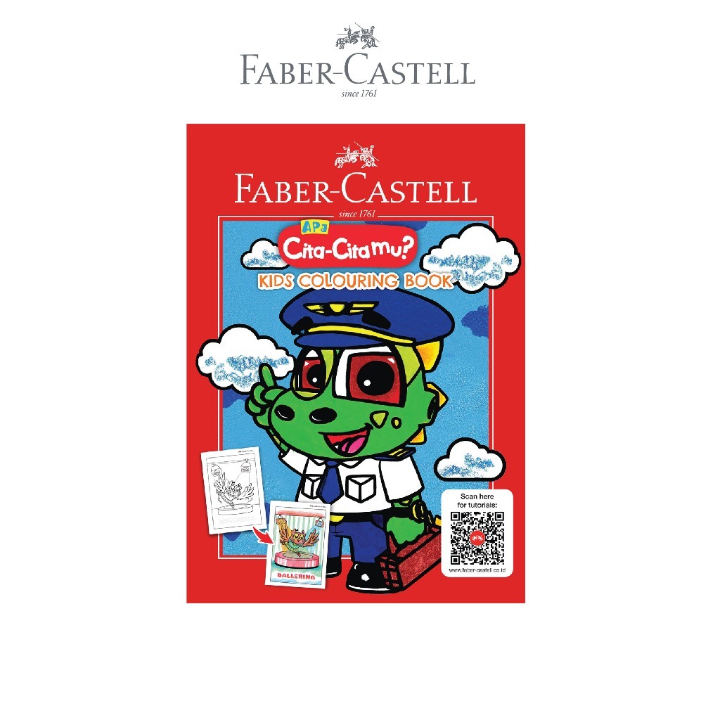 

Faber-Castell Kids Colouring Book Buku Mewarnai Anak